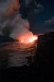 Kilauea Lava Flow enters the ocean