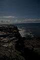 Kilauea Lava Flow cliffs over the ocean