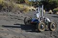 CMU Scarab with Neptec TriDAR, NORCAT drill, and Michelin Lunar Wheels