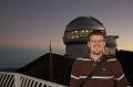 Ross on Canada-France-Hawaii Telescope Catwalk