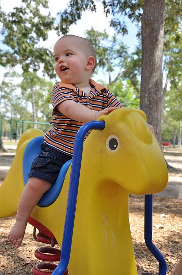 Jackson on Rocking Horse