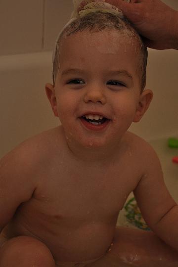 Jackson's Bath Time!