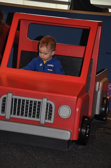 Jackson driving the pickup