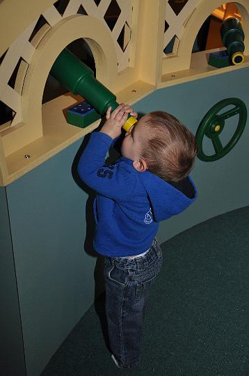 Jackson looking thru telescope