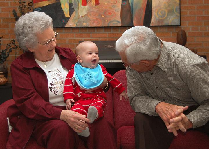 Jackson with Great Grandmother and Granddaddy