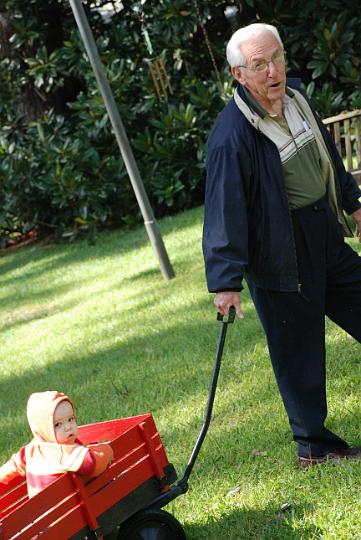 Jackson with Great Granddaddy Napper