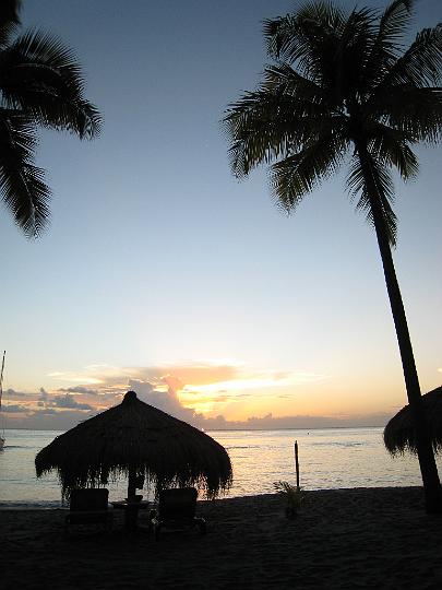 beach at sunset