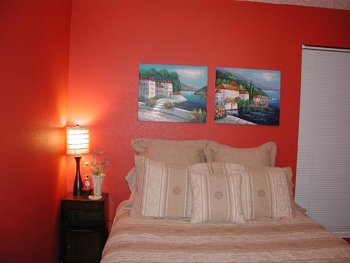 guest bedroom picture after painting