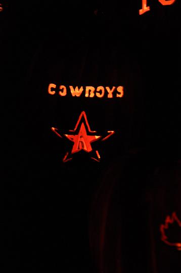 Cowboys Pumpkin